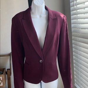 Kasper wine Blazer
